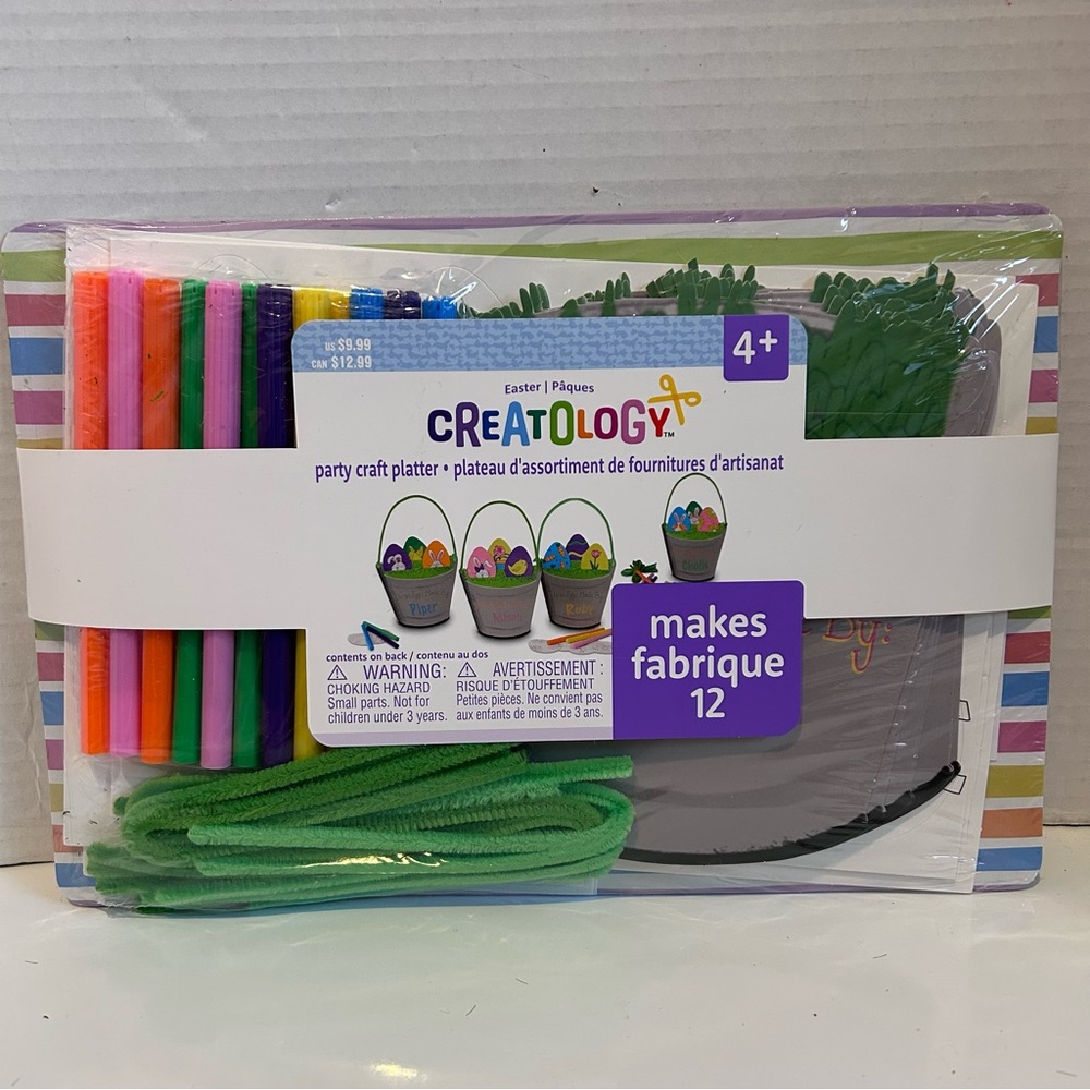 Creatology Easter party craft platter makes 12